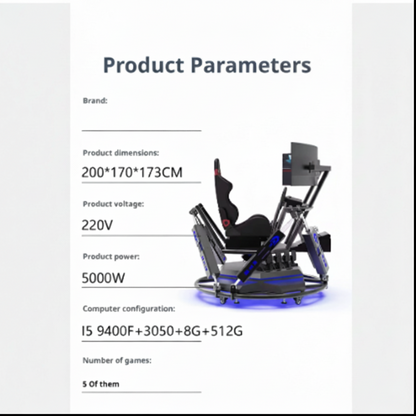 VorTech Quantum Motion Racing Simulator Rig